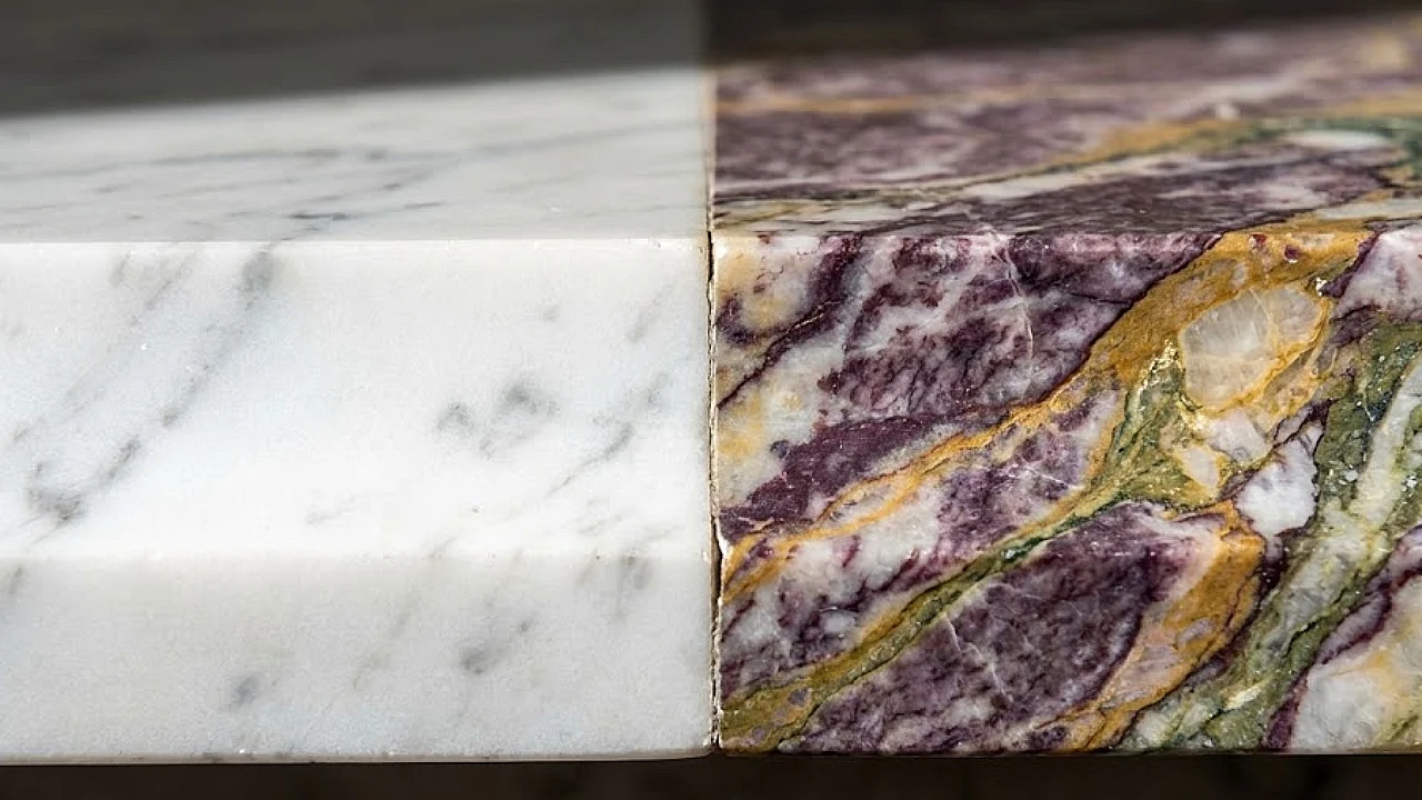 The Art of Polychrome: Exploring Multi-Color & Two-Tone Marble Fireplaces 2 The Art of Polychrome: Exploring Multi-Color & Two-Tone Marble Fireplaces