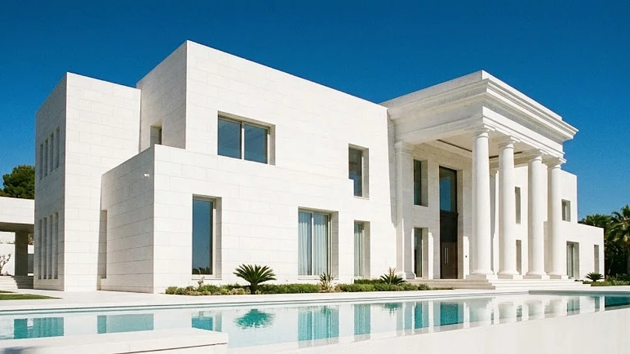 The Enduring Purity of White Limestone in Modern and Classical Architecture