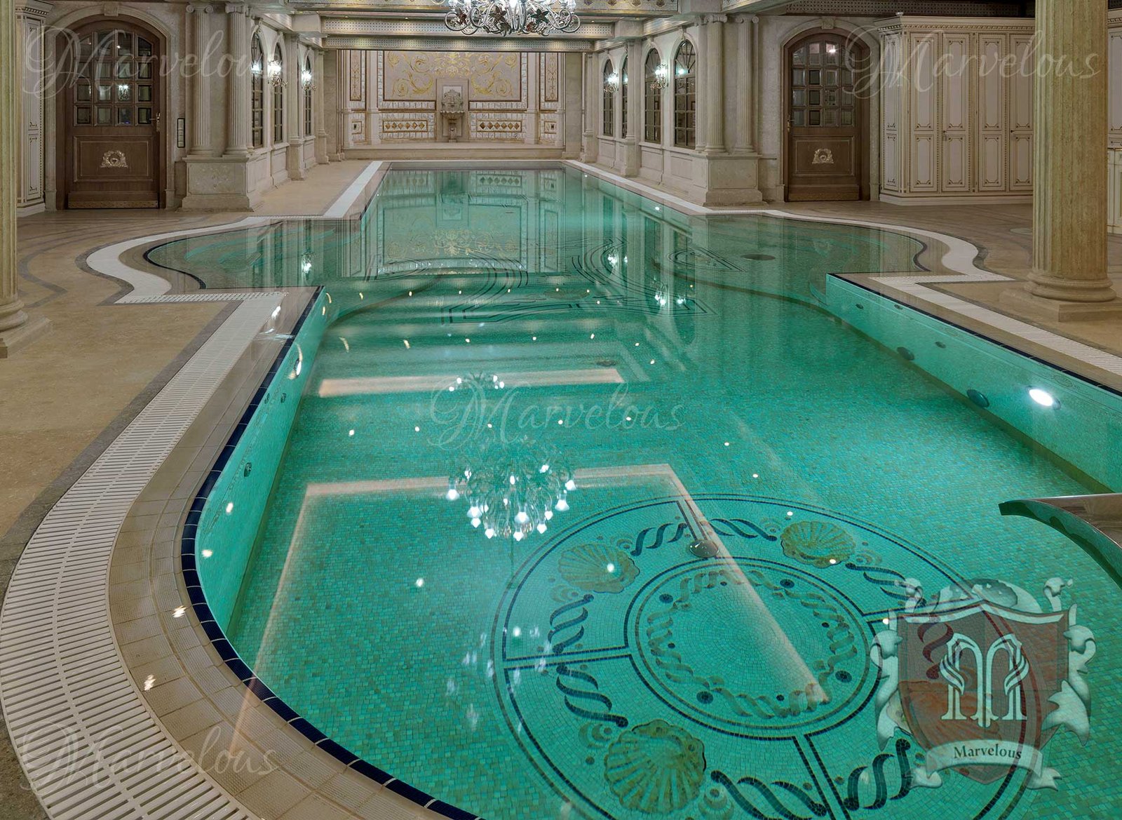 Mosaic-Pools-Belcanto-b Marble Pool Mosaic: Belcanto