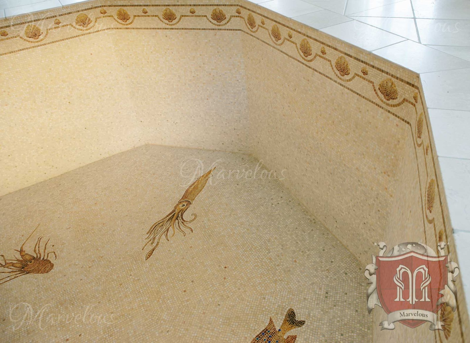 Mosaic-Pools-Mare-Doro-b Marble Pool Mosaic: Mare Doro