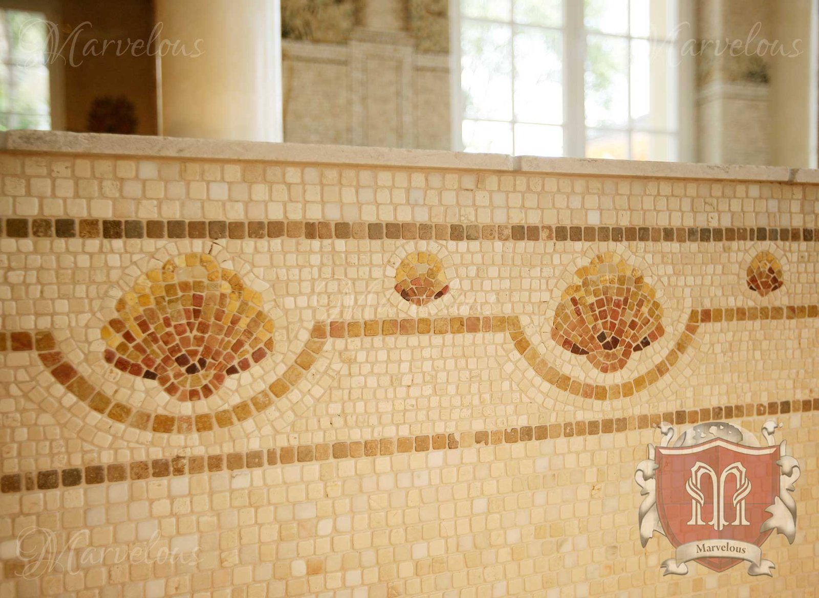 Mosaic-Pools-Mare-Doro-d Marble Pool Mosaic: Mare Doro