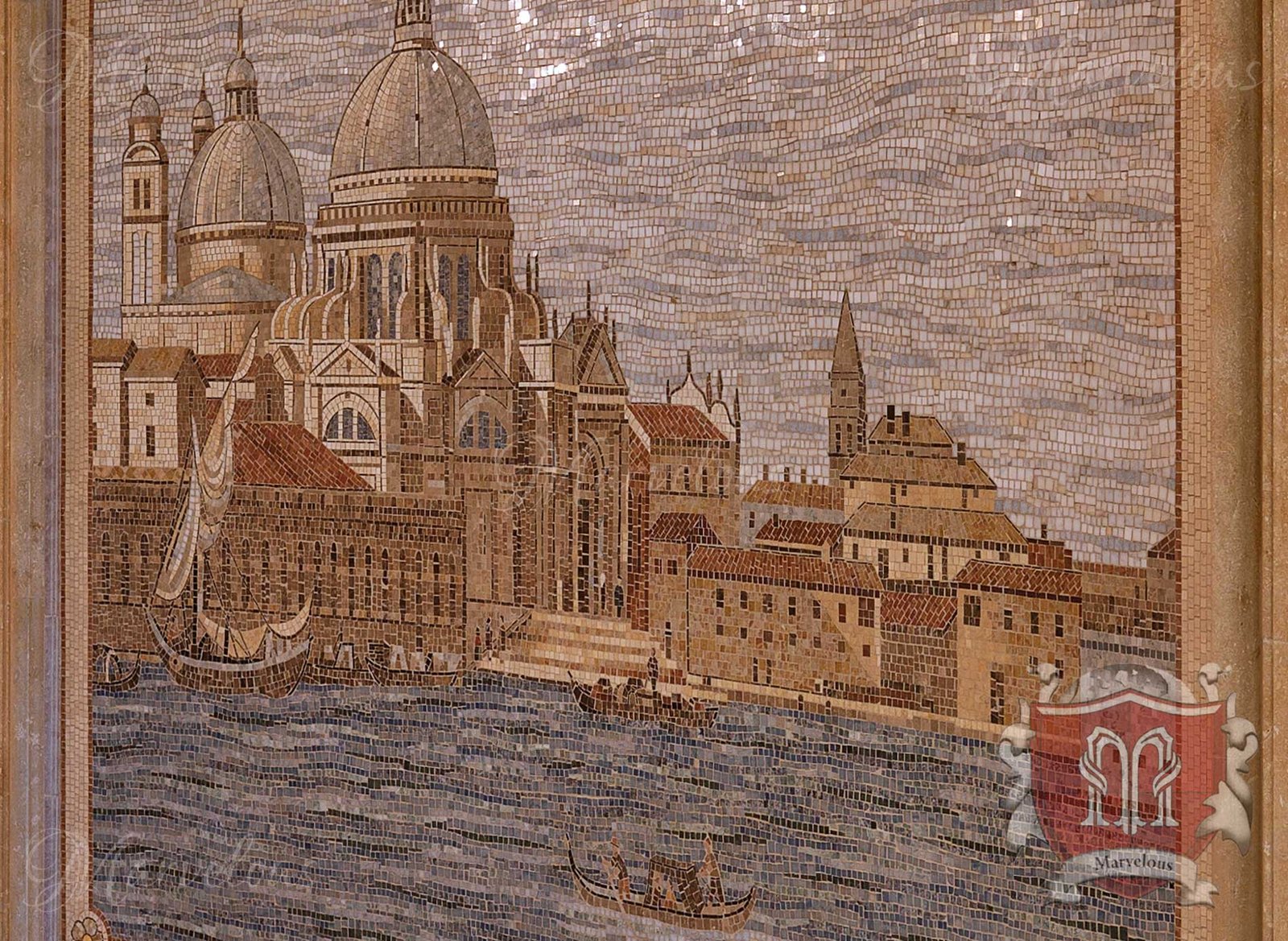 Marble Wall Mosaic: Verismo