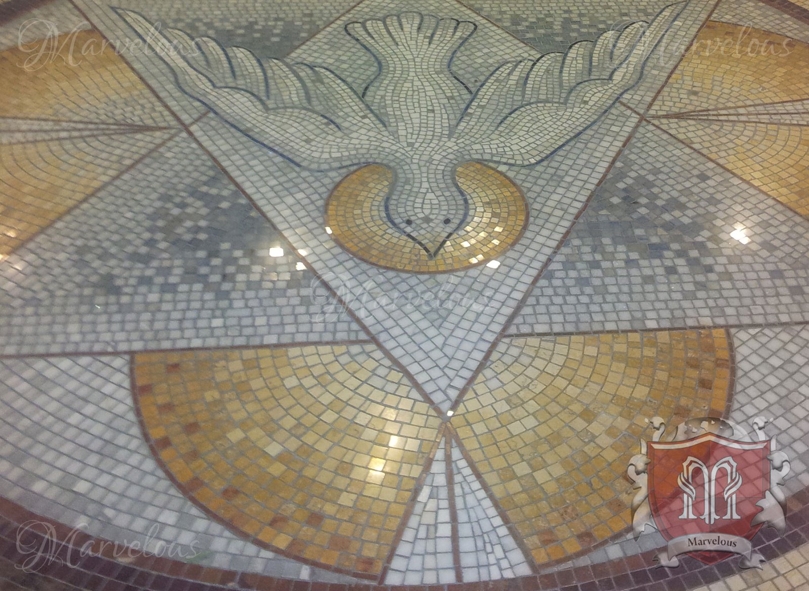 Mosaic-Religious-Gemma-Nel-Deserto-i Marble Religious Mosaic: Gemma Nel Deserto