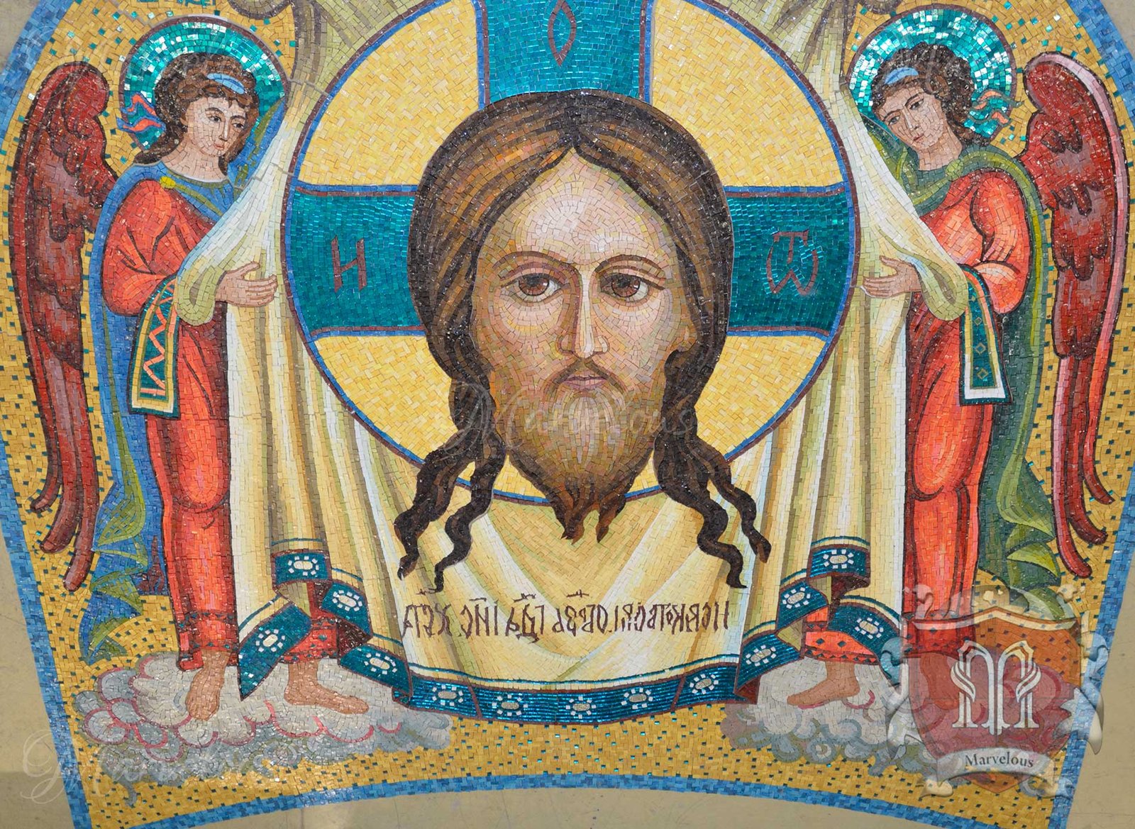 Marble Religious Mosaic: Sonata Da Chiesa