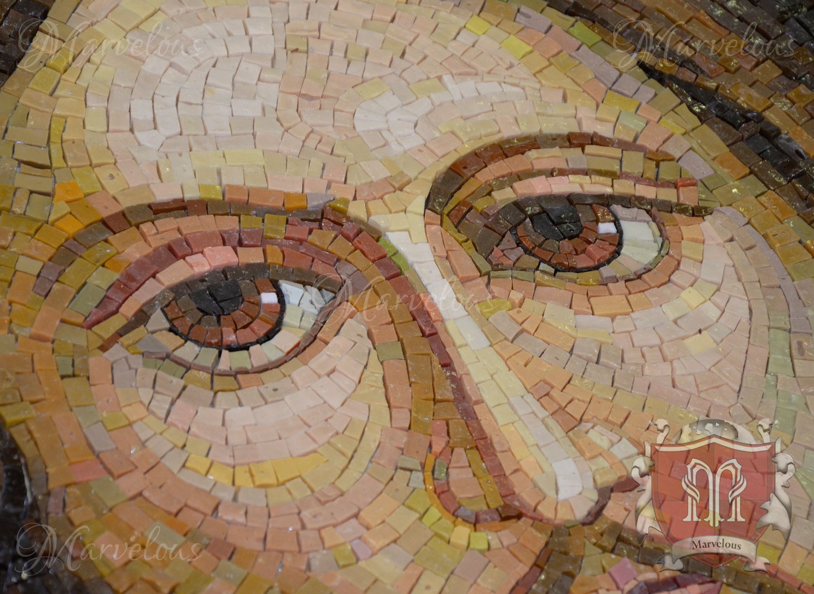 Marble Religious Mosaic: Sonata Da Chiesa