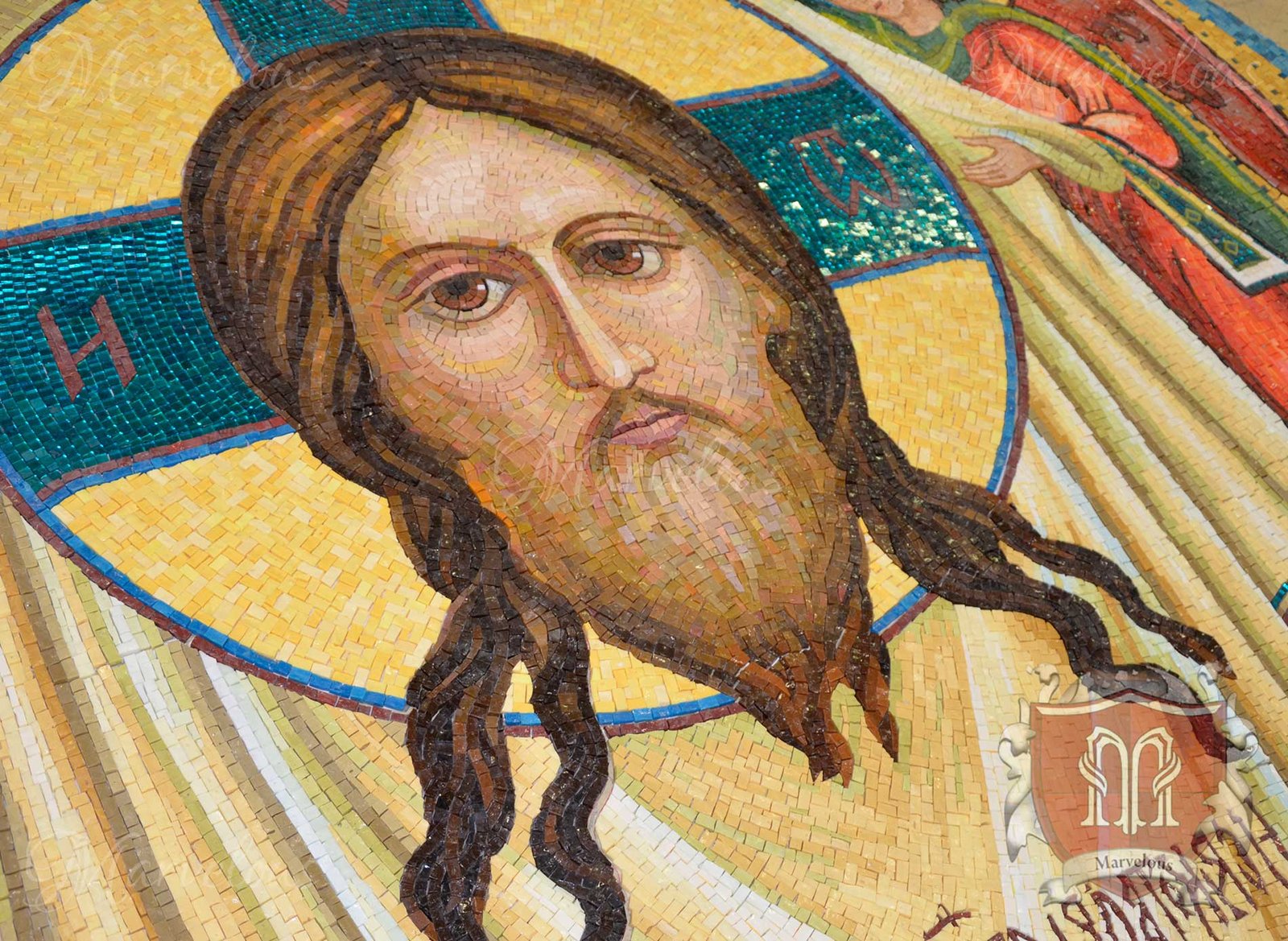 Marble Religious Mosaic: Sonata Da Chiesa