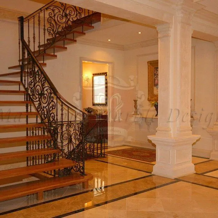 Interior Luxury With Limestone Pilaster and Column