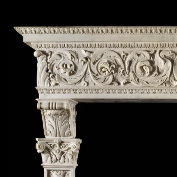 Antique 308 Custom Marble Mantel design