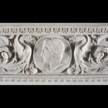 Antique 308 Custom Marble Mantel design