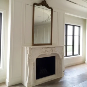 Custom Antique 322 Marble French Mantel