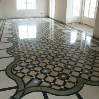 Green Jade,Onyx and White Marble