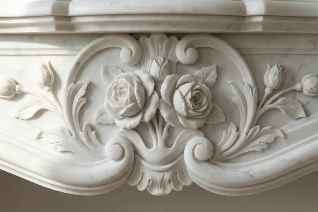The Symbolism of Antique Mantel Carvings_ Flora, Cherubs, & Fauna