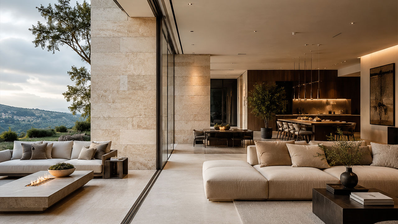 Contemporary Lines: Mastering Minimalist Design with Large-Format Limestone Panels 3 Contemporary Lines: Mastering Minimalist Design with Large-Format Limestone Panels