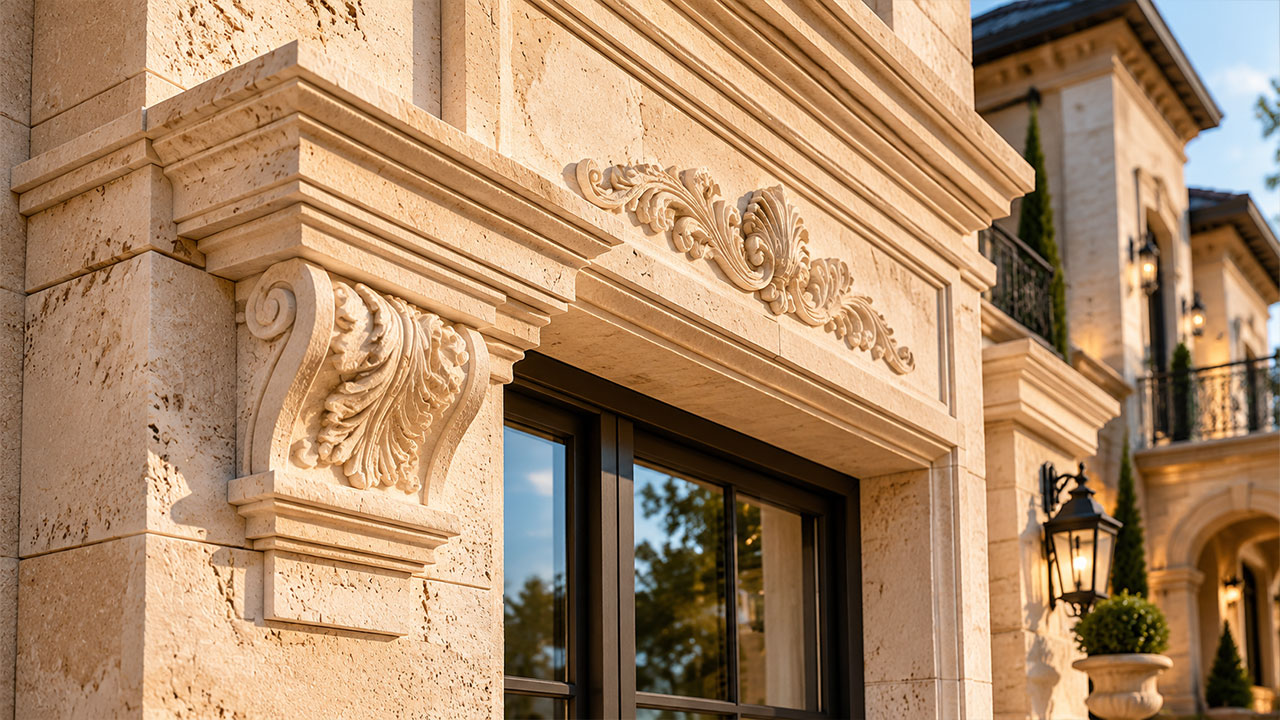 Project Spotlight: Executing a Majestic Limestone Mansion Facade in the North State U.S.