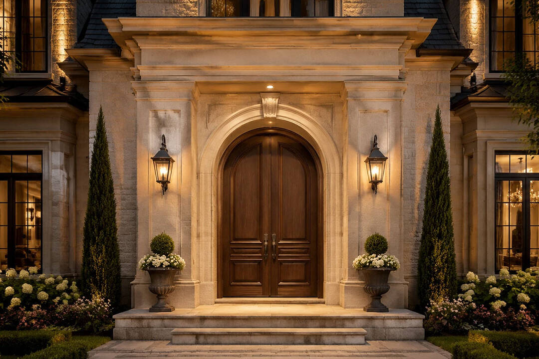First Impressions Matter: The Impact of a Custom Indiana Limestone Door Surround 7 First Impressions Matter: The Impact of a Custom Indiana Limestone Door Surround