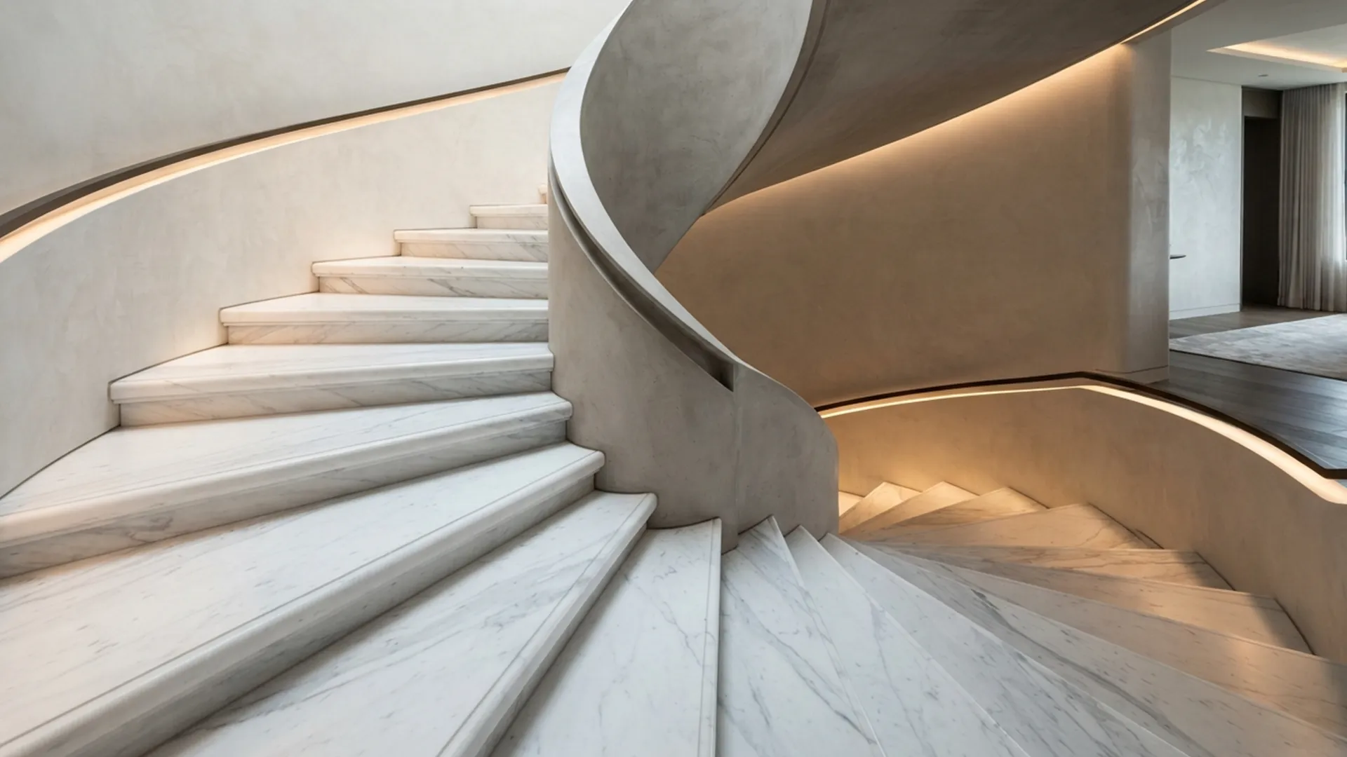 7 Reasons a Curved Marble Staircase is an Engineering Masterpiece