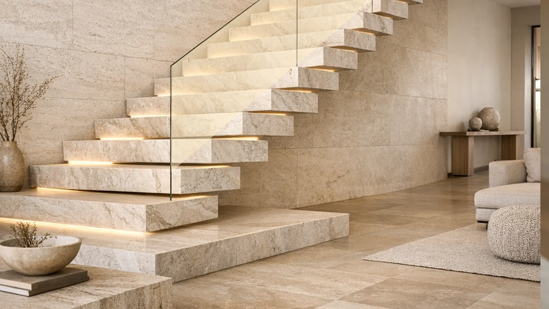 The Architectural Spine: Why a Custom Marble Staircase Defines Your Home 3 The Architectural Spine: Why a Custom Marble Staircase Defines Your Home
