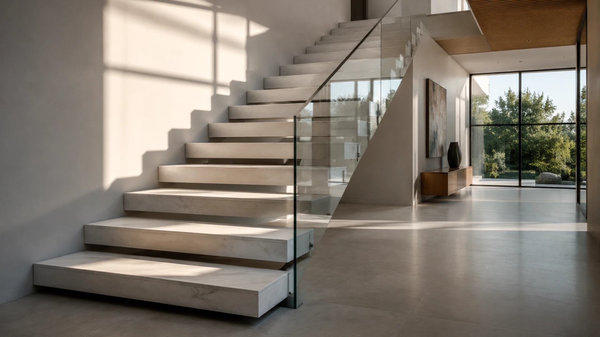 The Rise of floating marble stairs : Mastering the “Quiet Luxury” Trend