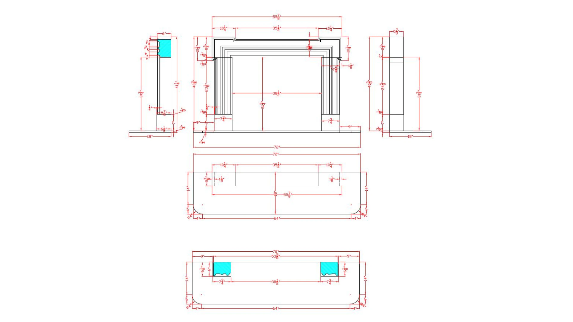 Custom Bedroom Marble Fireplace Mantel &ndash; Toronto 0
