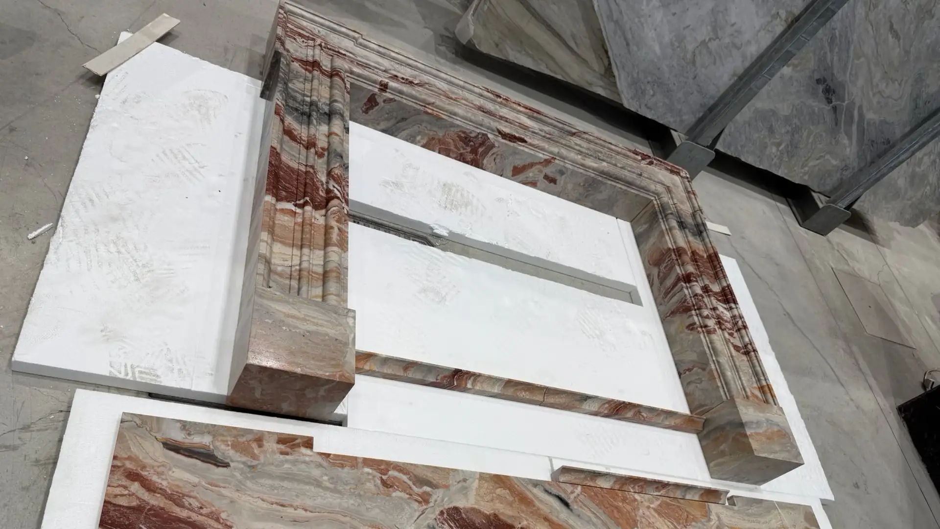 Custom Bedroom Marble Fireplace Mantel &ndash; Toronto 11